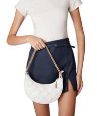 TOSCA BLU ADELE Crescent shoulder bag CORAL - Women’s Bags - 4