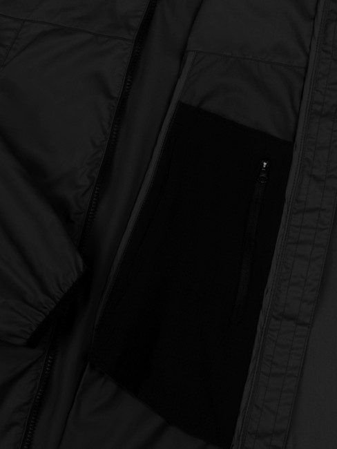 FIBERS Hooded jacket black - Men's Jackets