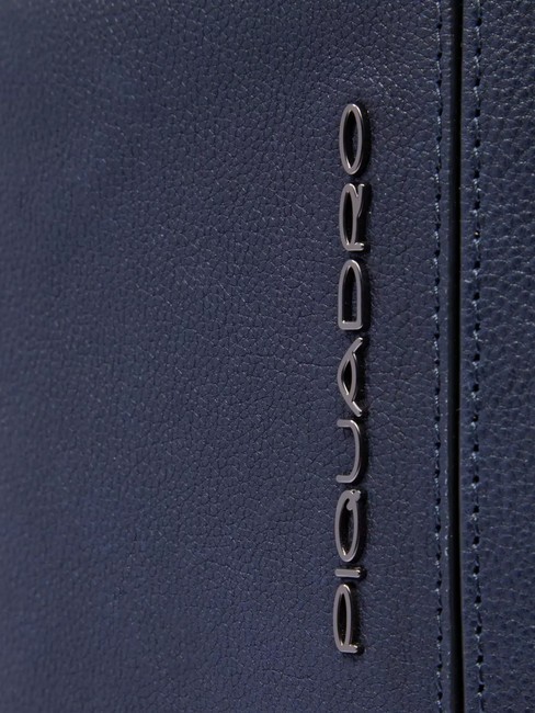CRONUS  13" Laptop Backpack, Leather blue - Laptop backpacks