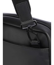 PIQUADRO WOLLEM GOMMATA  iPad mini bag Black - Over-the-shoulder Bags for Men - 3