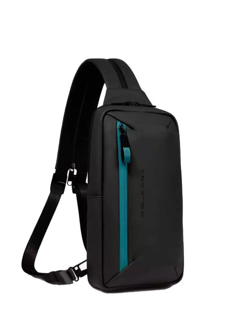 CORNER SPECIALE GOMMATO  One-shoulder backpack Black - Laptop backpacks