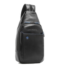 PIQUADRO BLUE SQUARE Leather one-shoulder backpack - Over-the-shoulder Bags for Men