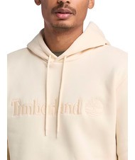 TIMBERLAND EMBROIDERY TONAL Hoodie white smoke - Sweatshirts - 3