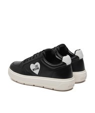 LOVE MOSCHINO BOLD 40 Leather sneakers ne / offw - Women’s shoes - 3