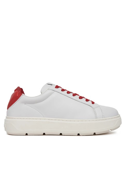 BOLD 40 Leather sneakers White Red - Women&rsquo;s shoes