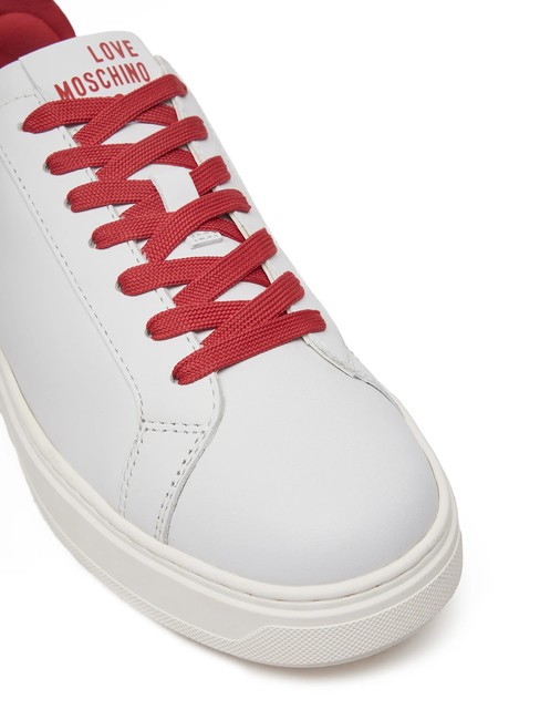 BOLD 40 Leather sneakers White Red - Women&rsquo;s shoes