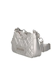 LOVE MOSCHINO QUILTED LM Shoulder bag silver - Women’s Bags - 2