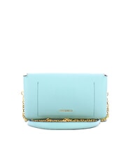 COCCINELLE ARLETTIS  Mini shoulder bag, in leather blue aquarelle - Women’s Bags - 3