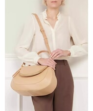 COCCINELLE SOLE Handbag, with shoulder strap, in leather toasted - Women’s Bags - 4