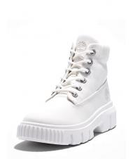 TIMBERLAND GREYFIELD Canvas ankle boots blanc de blanc - Women’s shoes - 5