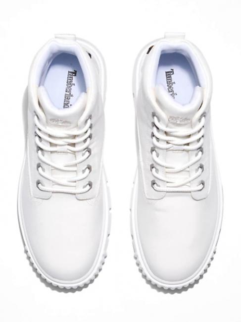GREYFIELD Canvas ankle boots blanc de blanc - Women’s shoes