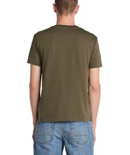 TIMBERLAND SS DUNRIVER CREW Cotton T-shirt leaf green-cassel earth - T-shirt - 2