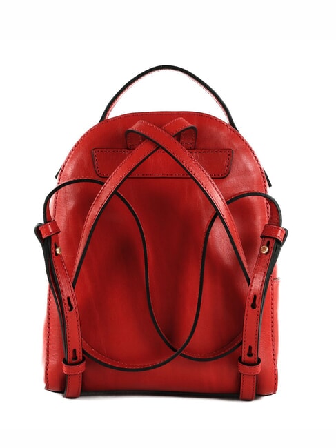 GLORIA Leather backpack with pocket burnt orange abb. gold - Women&rsquo;s Bags