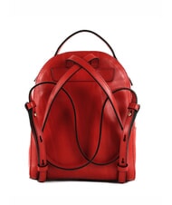 THE BRIDGE GLORIA Leather backpack with pocket burnt orange abb. gold - Women&rsquo;s Bags - 3