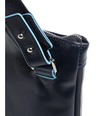 PIQUADRO folder BLUE SQUARE, PC mount 15,6 ", expandable blue - Work Briefcases - 3