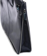 PIQUADRO folder BLUE SQUARE, PC mount 15,6 ", expandable blue - Work Briefcases - 4