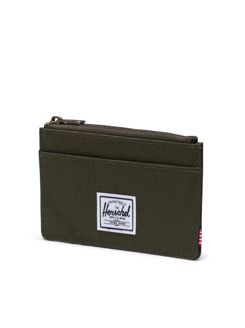 OSCAR Flat card holder with coin purse ivygr - Men’s Wallets