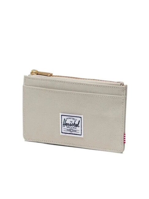 OSCAR Flat card holder with coin purse light pelican - Men’s Wallets