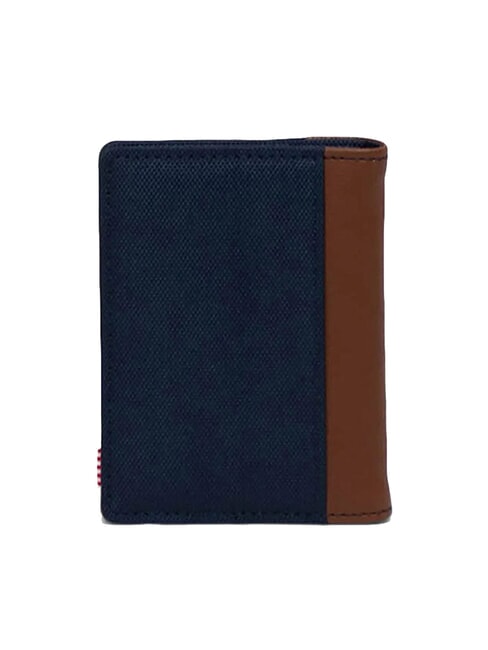 GORDON Vertical wallet navy/tan - Men’s Wallets