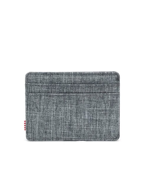 CHARLIE RFID Flat card holder RAVEN CROSSHATCH - Men&rsquo;s Wallets