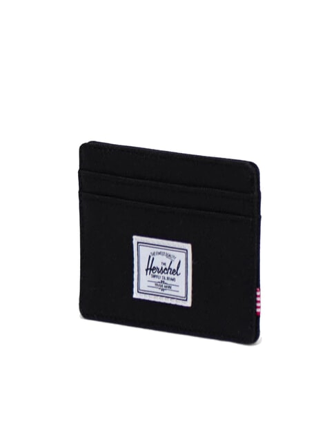 CHARLIE RFID Flat card holder BLACK - Men’s Wallets