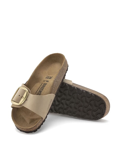 MADRID BIG BUCKLE Nubuck leather slipper sandcastle - Women&rsquo;s shoes