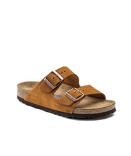BIRKENSTOCK ARIZONA Suede leather slipper sandal mink - Unisex shoes - 3