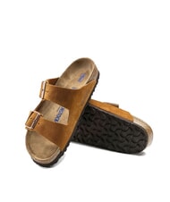 BIRKENSTOCK ARIZONA Suede leather slipper sandal mink - Unisex shoes - 4