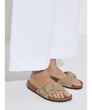 BIRKENSTOCK MADRID BIG BUCKLE Nubuck leather slipper sandcastle - Women&rsquo;s shoes - 7