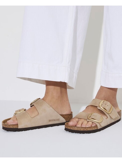 ARIZONA BIG BUCKLE Sandal slipper with buckles sandcastle - Women&rsquo;s shoes