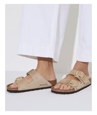 BIRKENSTOCK ARIZONA BIG BUCKLE Sandal slipper with buckles sandcastle - Women&rsquo;s shoes - 7