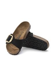 BIRKENSTOCK MADRID BIG BUCKLE Nubuck leather slipper black - Women&rsquo;s shoes - 6