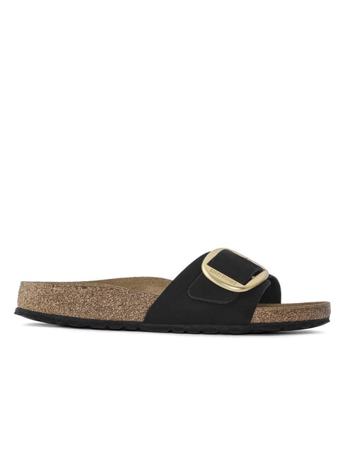 MADRID BIG BUCKLE Nubuck leather slipper black - Women&rsquo;s shoes