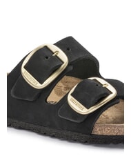 BIRKENSTOCK ARIZONA BIG BUCKLE Nubuck leather slipper sandal black - Women&rsquo;s shoes - 5