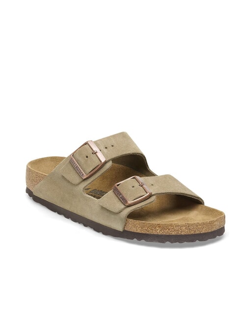ARIZONA Sandal slipper with buckles taupe - Unisex shoes