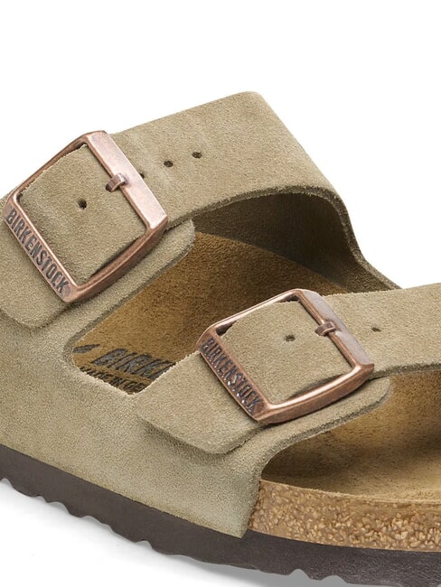 ARIZONA Sandal slipper with buckles taupe - Unisex shoes