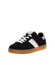GUESS NOLINAS Suede leather sneakers BLACK - Women’s shoes - 3