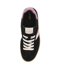 GUESS NOLINAS Suede leather sneakers BLACK - Women’s shoes - 4