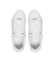 GUESS GRATEA Quilted platform sneakers white - Women’s shoes - 3