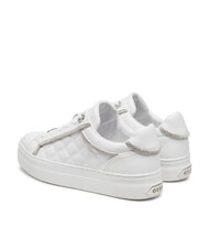 GUESS GRATEA Quilted platform sneakers white - Women’s shoes - 4