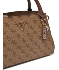 GUESS NOELLE Handbag with shoulder strap latte logo / brown - Women’s Bags - 3