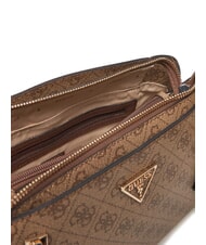GUESS NOELLE Handbag with shoulder strap latte logo / brown - Women’s Bags - 4