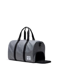 HERSCHEL NOVEL Duffel bag with shoulder strap RAVEN CROSSHATCH - Duffle bags - 3