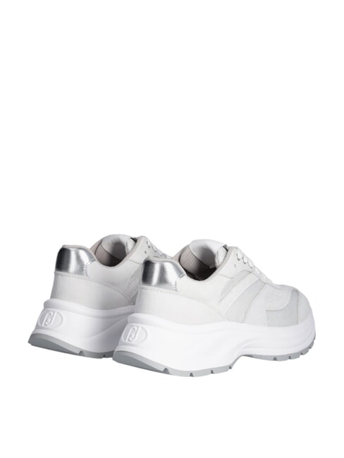 EVA 03 Suede and bright mesh sneakers offwhite/whi - Women’s shoes
