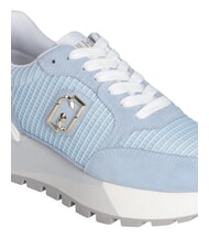 LIUJO AMAZING 25 Suede and mesh sneakers port/lightgold - Women&rsquo;s shoes - 4