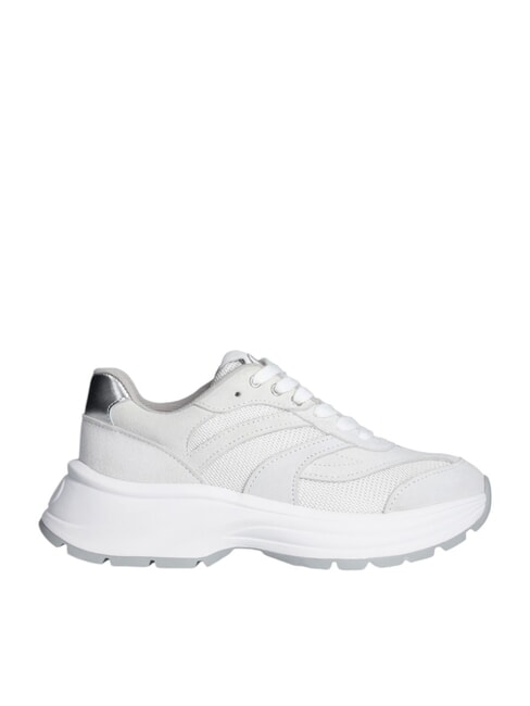 EVA 03 Suede and bright mesh sneakers offwhite/whi - Women&rsquo;s shoes