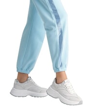 LIUJO EVA 03 Suede and bright mesh sneakers offwhite/whi - Women&rsquo;s shoes - 7