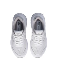 LIUJO EVA 03 Suede and bright mesh sneakers offwhite/whi - Women&rsquo;s shoes - 3