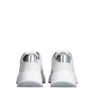 LIUJO EVA 03 Suede and bright mesh sneakers offwhite/whi - Women&rsquo;s shoes - 6