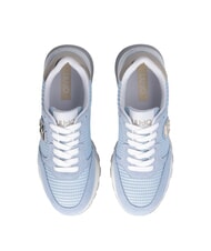 LIUJO AMAZING 25 Suede and mesh sneakers port/lightgold - Women’s shoes - 3